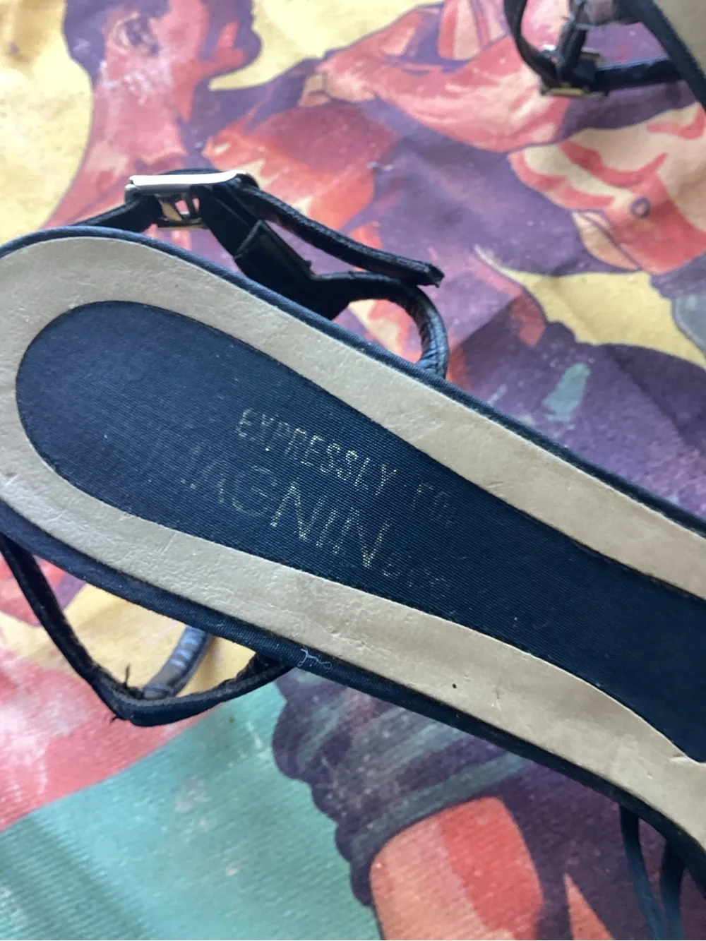 Vintage I.Magnin  strapped heel